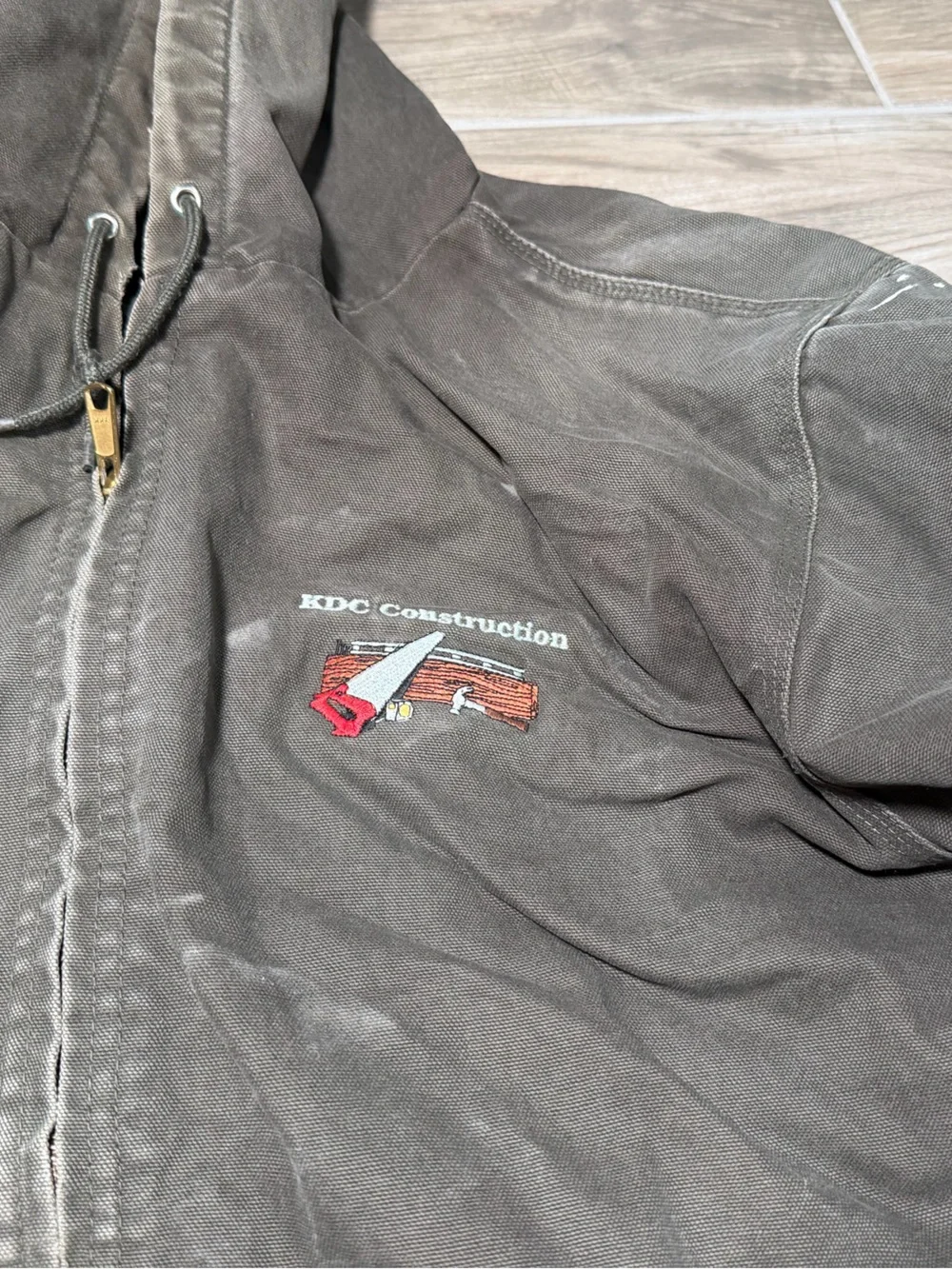 Vtg Dunbrooke Minnesota Vikings Canvas Work Jacket Mens XL Carhartt STYLE Chore